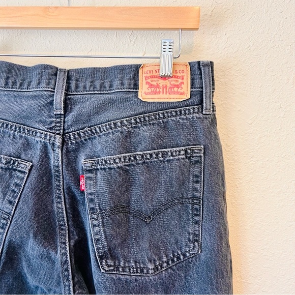 LEVIS ‘94 Baggy - Dad Jean Dark Grey Black Wash Jeans 30 - Picture 8 of 12